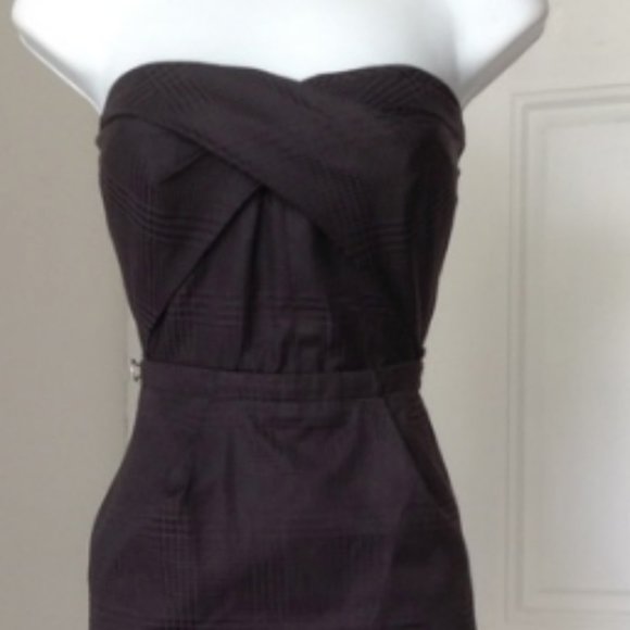 Banana Republic Black Strapless Dress - Picture 1 of 6